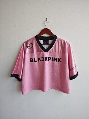 BLACKPINK "Deadline Tour" Toronto Pink Cropped Jersey XL